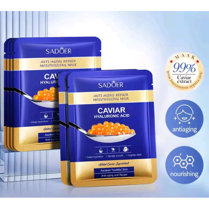 Lot de 5 Masques Caviar