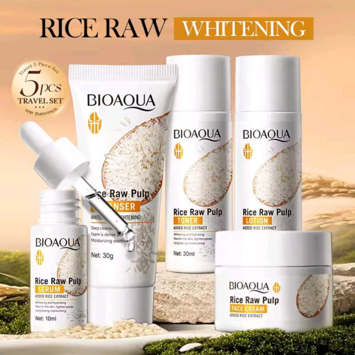 Coffret Soins 5 pièces à la purée de riz