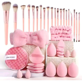 Kit de maquillage 33 pièces pinceaux mélangeur de beauté