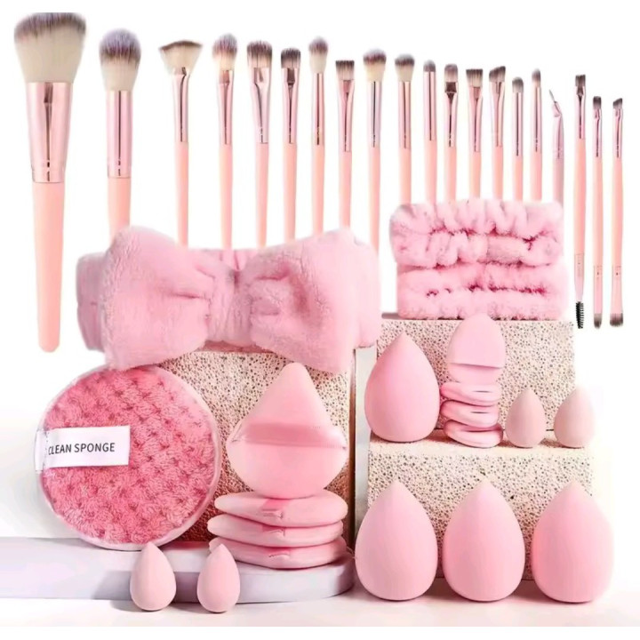 Kit de maquillage 33 pièces pinceaux mélangeur de beauté
