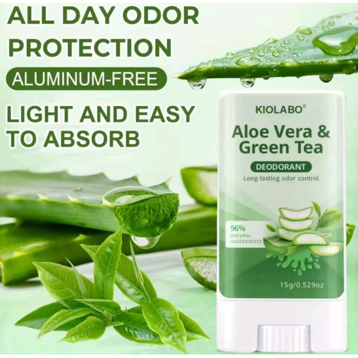 Crème Aloé Vera -Thé Vert anti-transpirante sport haute performance