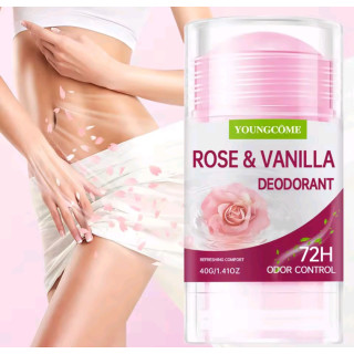 Déodorant Rose et Vanille crème anti-odeur