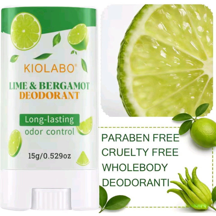 Déodorant Crème Citron Bergamote sans aluminium 72h