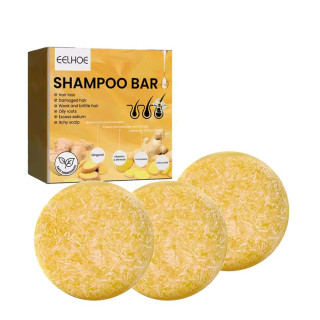 Shampoing solide au Gingembre croissance des cheveux
