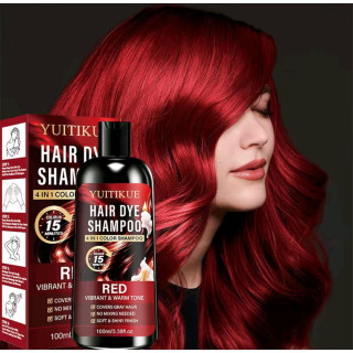 Shampoing colorant pour cheveux sans mélange 4 en 1- 100 ml