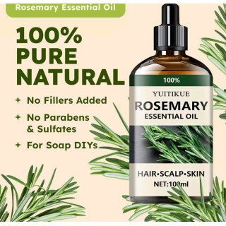 Huile essentielle de romarin pour les cheveux 100ml