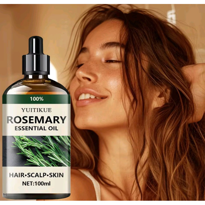 Huile essentielle de romarin pour les cheveux 100ml