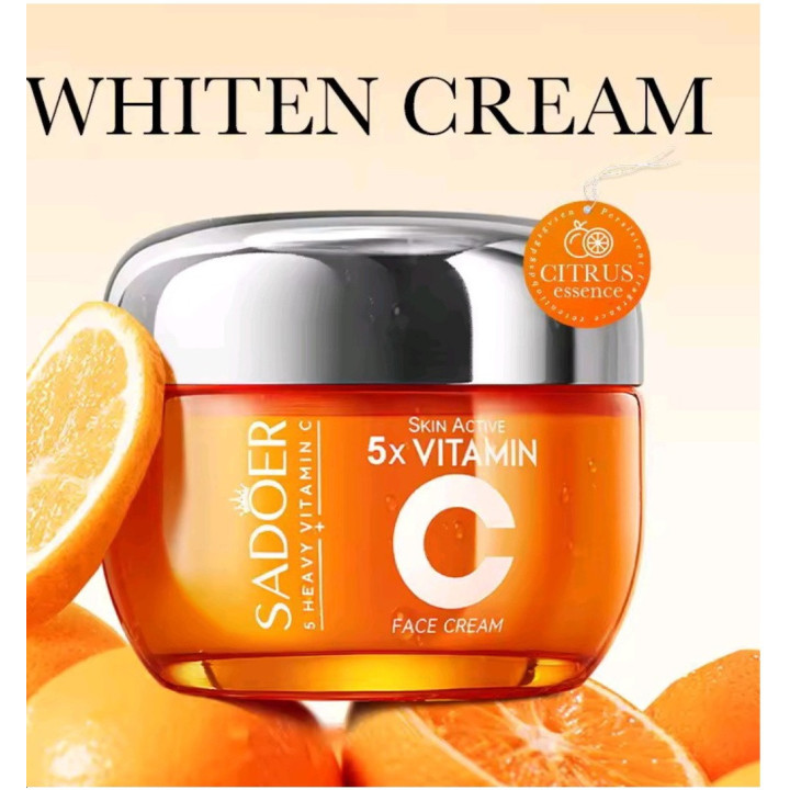 Crème Visage à la vitamine C pour anti-rides